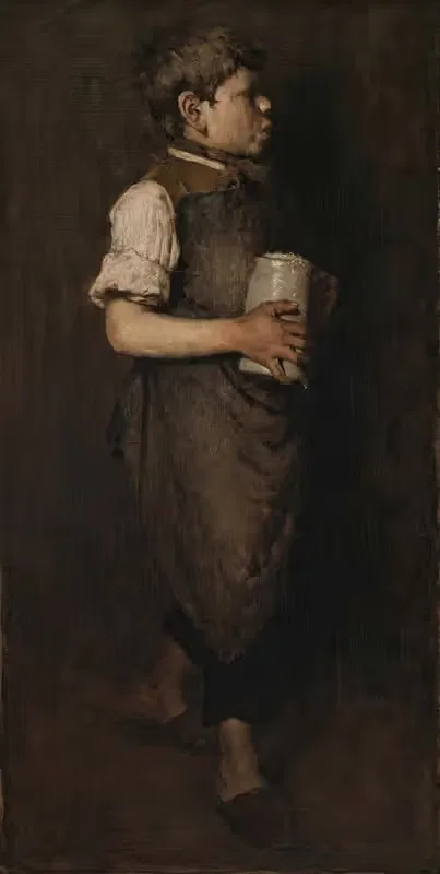 Свистящий мальчик by Уильям Мерритт Чейз, 1875 — digital art print download