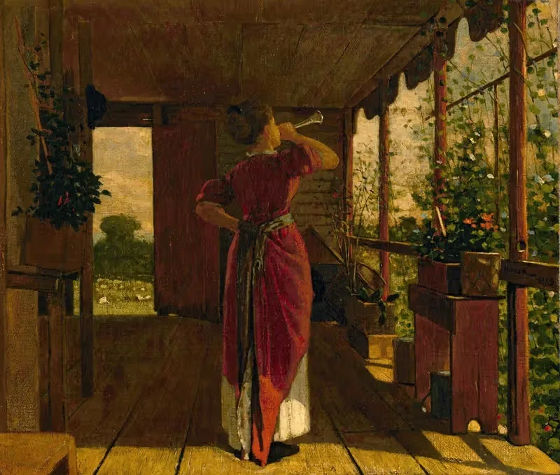 Ужинный рог by Уинслоу Хомер, 1873 — digital art print download