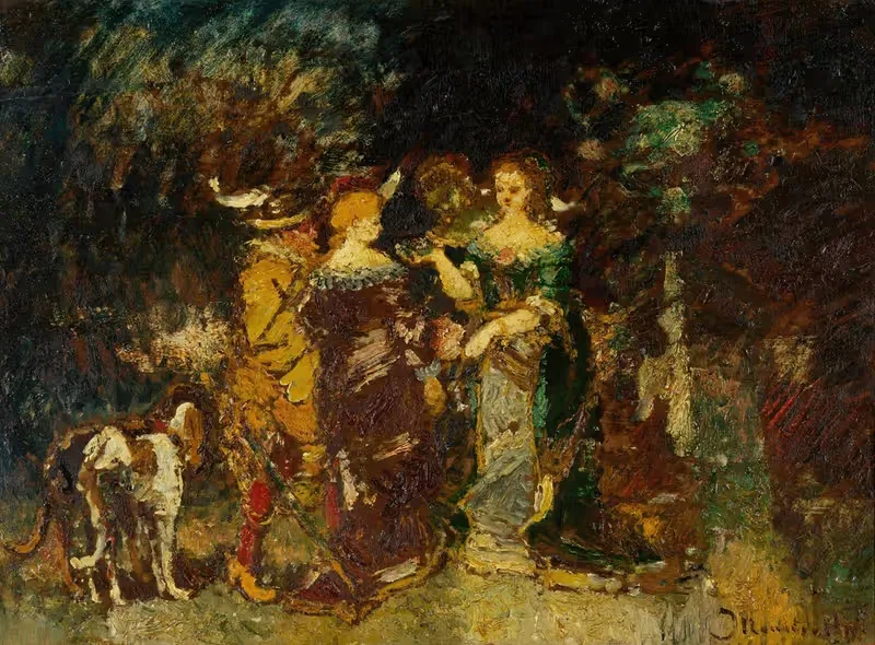 В парке by Адольф Монтичелли, 1875-1880 — digital art print download