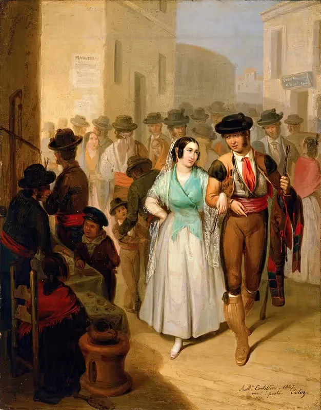 Покидая корриды by Анхель Мария Кортеллини Эрнандес, 1847 — digital art print download
