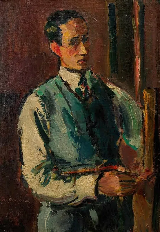 Selbstbildnis Anton Faistauer by Anton Faistauer, 1918 — digital art print download