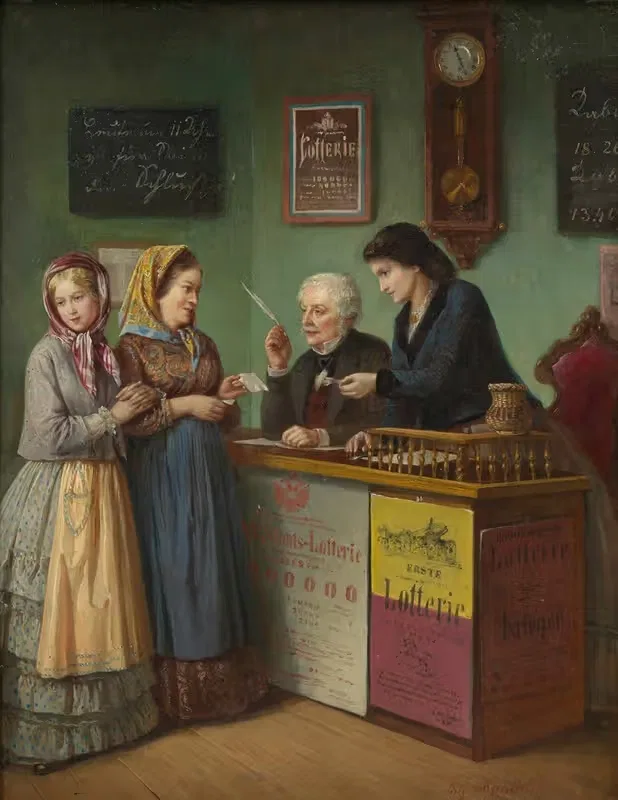 Лотто-коллекция by Август Мансфельд, 1873 — digital art print download