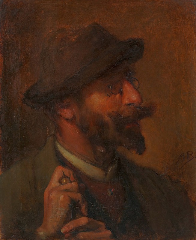 Rudolf Ribarz, Maler by Auguste Boulard — digital art print download