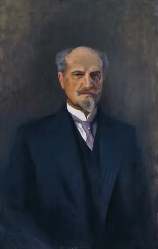 Portrait of Ernest Thiel — Bruno Liljefors