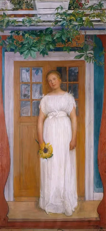 Возраст семнадцати by Карл Ларссон, 1902 — digital art print download
