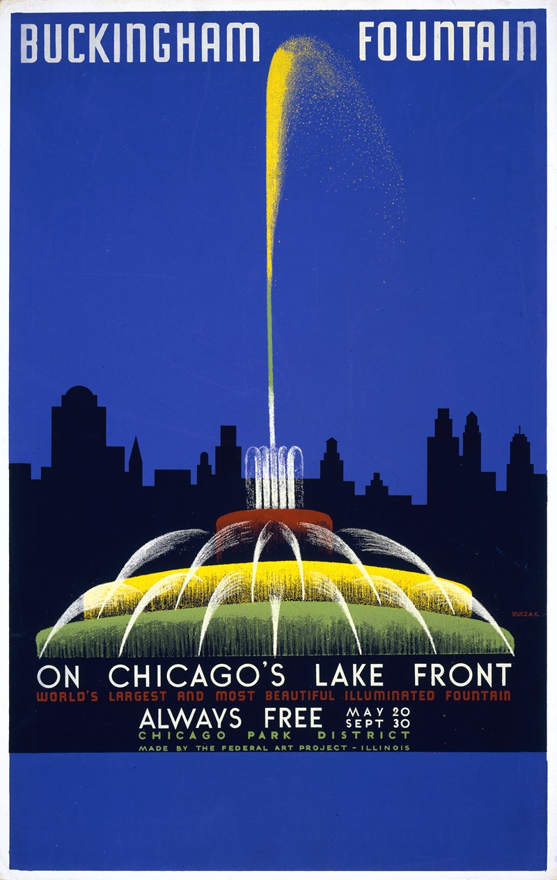 Buckingham Fountain on Chicago's lake front — John Buczak