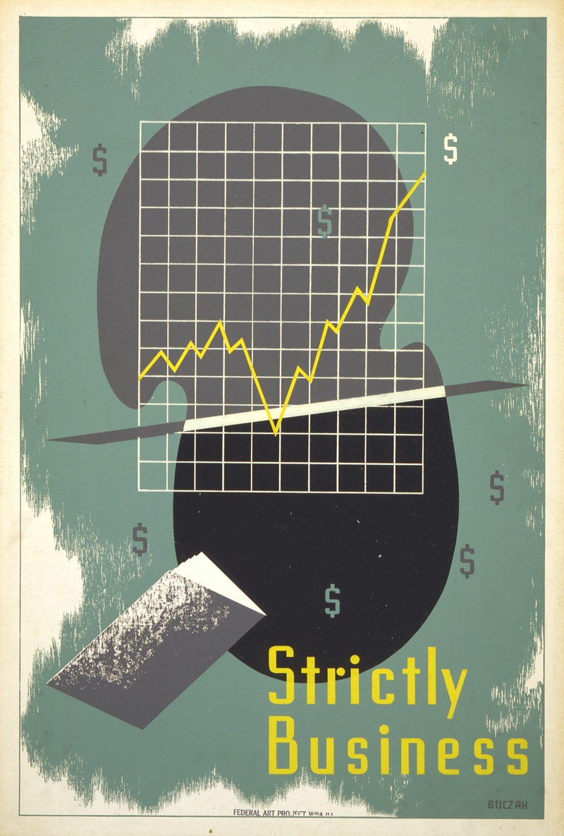 Strictly business by John Buczak, 1936-1939 — digital art print download
