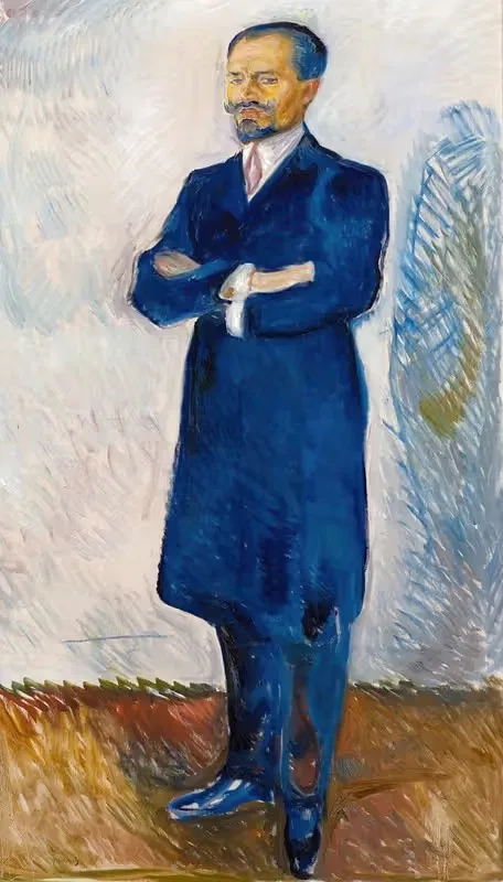 Portrait of Ernest Thiel — Edvard Munch