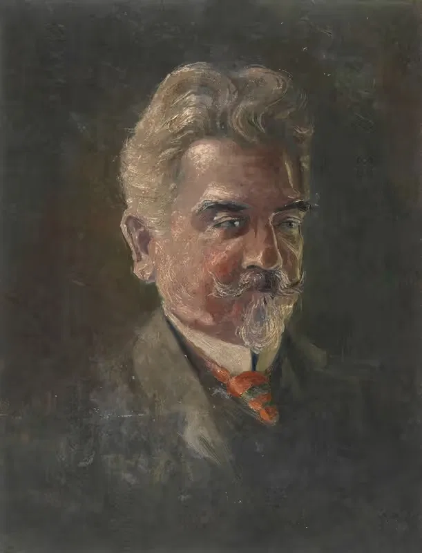 Портрет Леопольда Цихачека by Эгон Шиле, 1907 — digital art print download