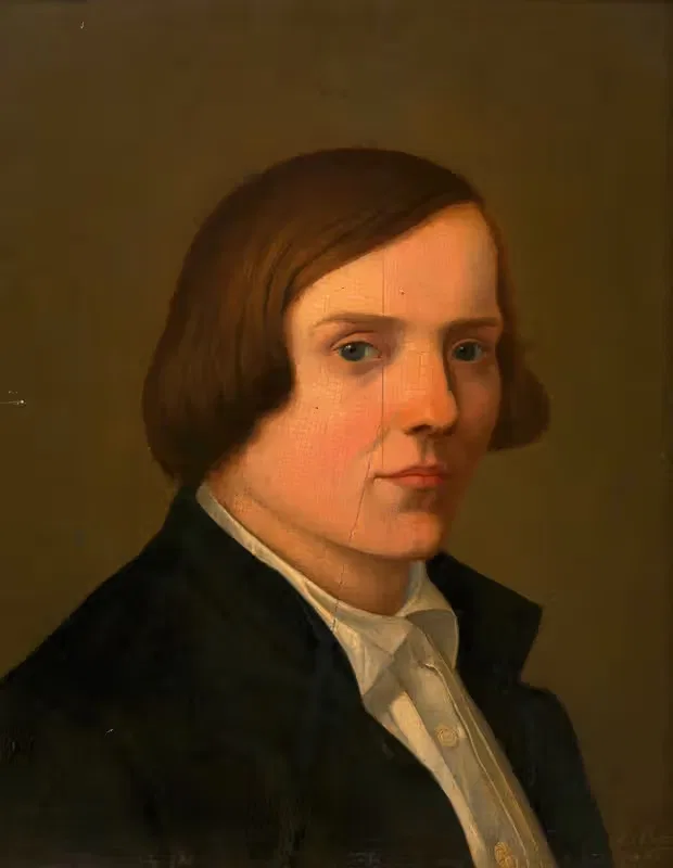 Selbstbildnis Emil Heinrich Bauch — Emil Heinrich Bauch
