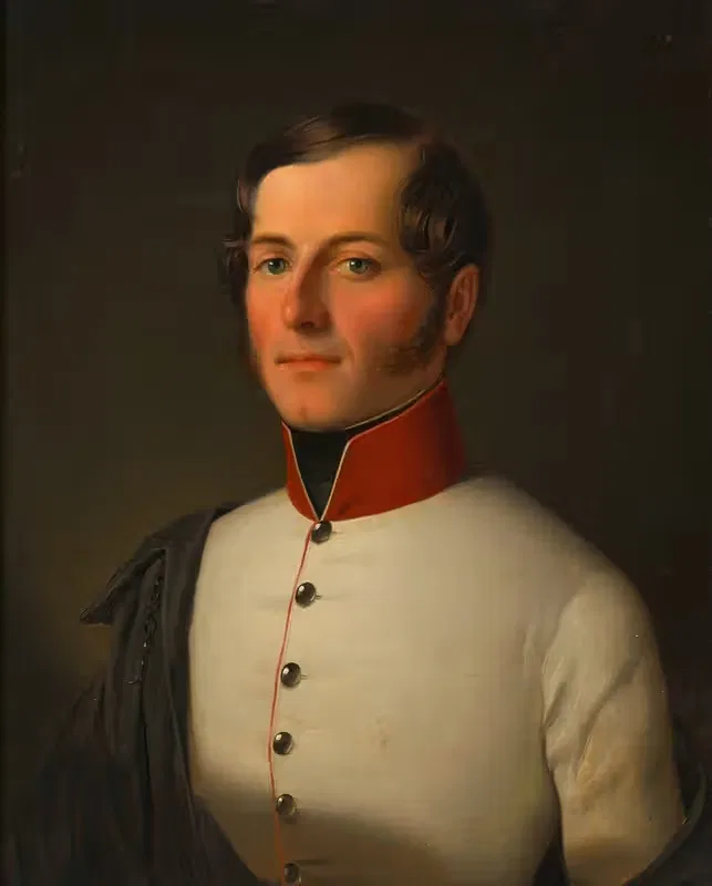 Karl von Rebracha, Unterleutnant — Franz Eybl