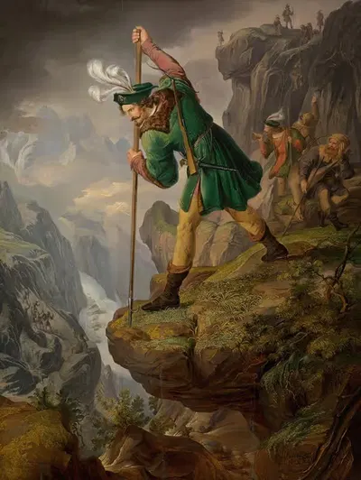 Конец охоты на глухарей by Франц Краммер, 1829 — digital art print download