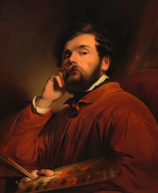Selbstbildnis Friedrich von Amerling — Friedrich von Amerling