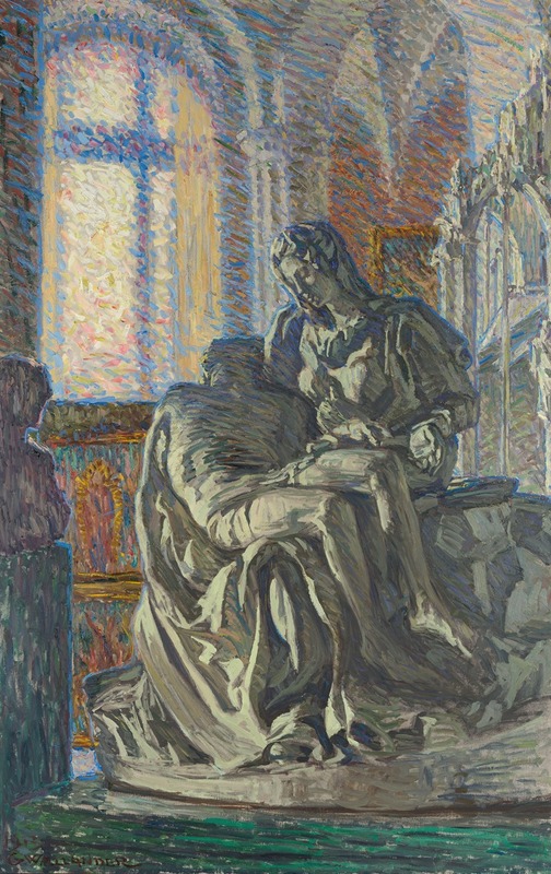 Michelangelo's Pietà by Грда Валландер, 1913 — digital art print download