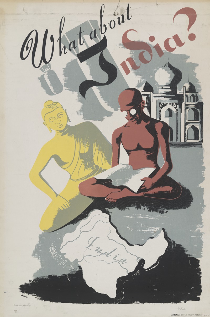 What about India by Maurice Merlin, 1941-1943 — digital art print download