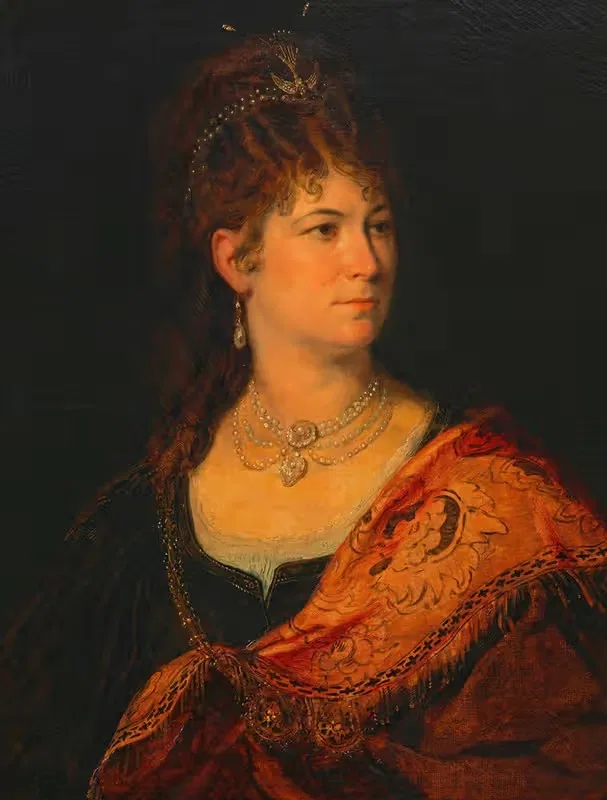 Шарлотта Вольтер, актриса by Ханс Канон, 1873 — digital art print download