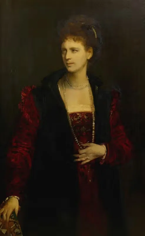 Зерлин Габийон (актриса) by Ганс Макарат, 1873 — digital art print download