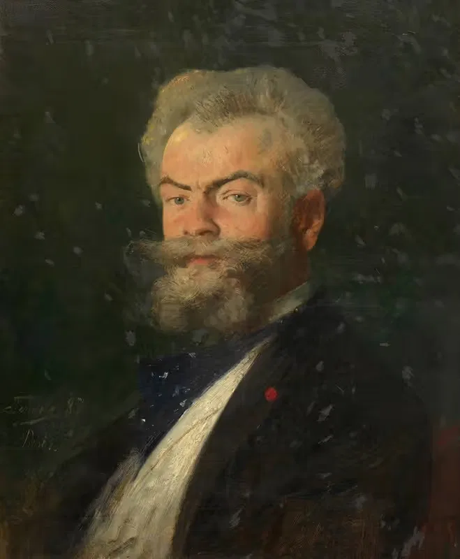 Михай Вон Мункач (настоящее имя Михаэль Либ), художник by Ханс Темпл, 1887 — digital art print download