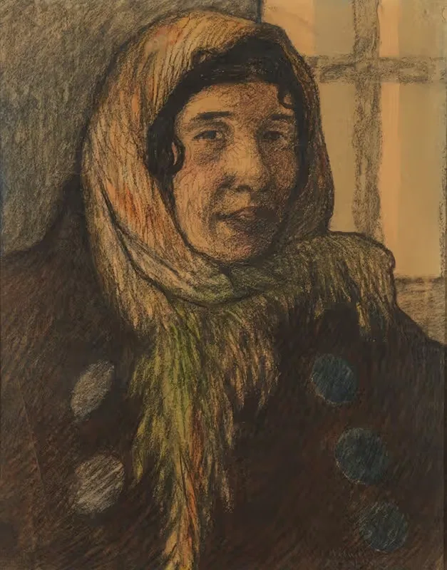 Head of a Woman — Helmer Osslund