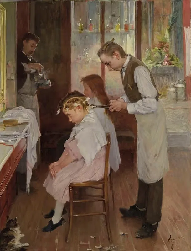 Накануне цен by Жан Жеффруа, 1898 — digital art print download