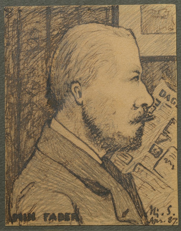 My Father by Hjalmar Söderberg, 1887 — digital art print download