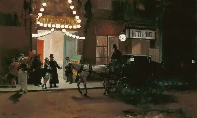 Уход с маскарада by Раймундо де Мадразо и Гаррета, c. 1885 — digital art print download
