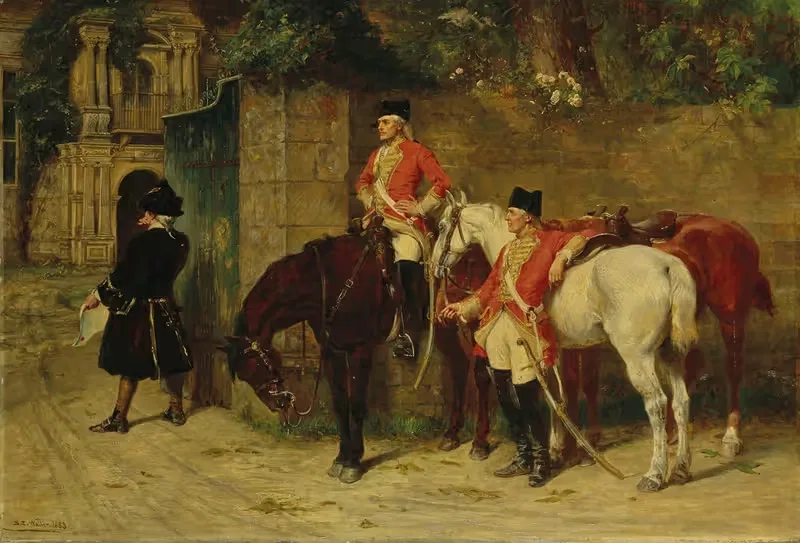 Сборщик налогов by Самуэль Эдмунд Уоллер, 1883 — digital art print download