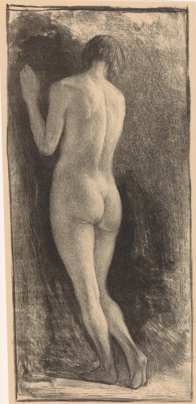 Staande naakte vrouw by Симон Мулейн, 1929 — digital art print download