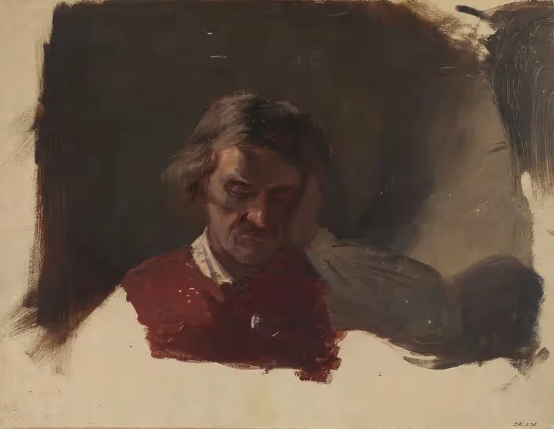 Фермер. Эскиз для низкой церковной преданности by Адольф Тидеманд, 1847 — digital art print download