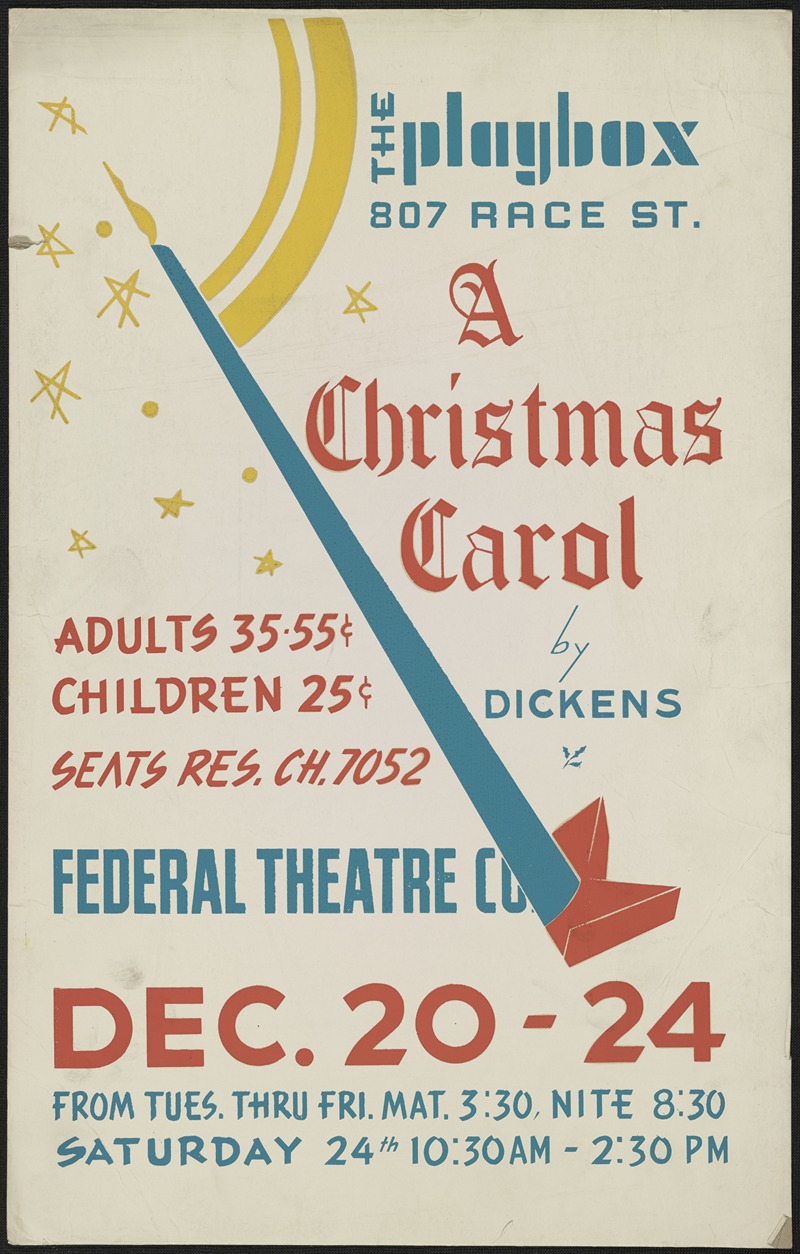 A Christmas Carol by Аноним, 1934-1943 — digital art print download