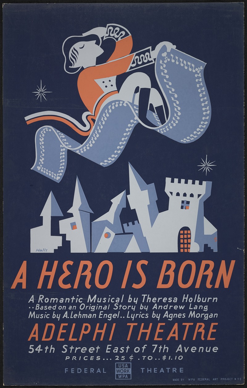 A Hero is Born by Аноним, 1934-1943 — digital art print download