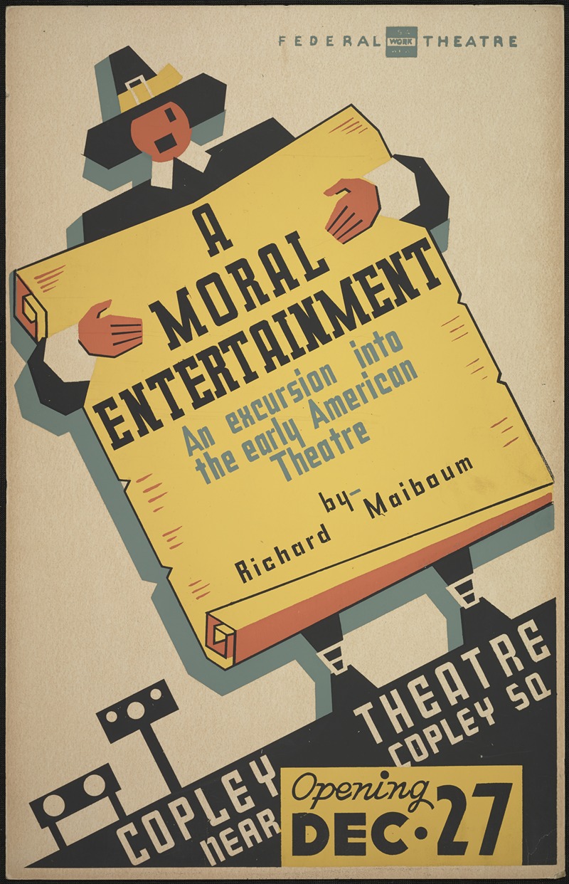 A Moral Entertainment by Аноним, 1934-1943 — digital art print download