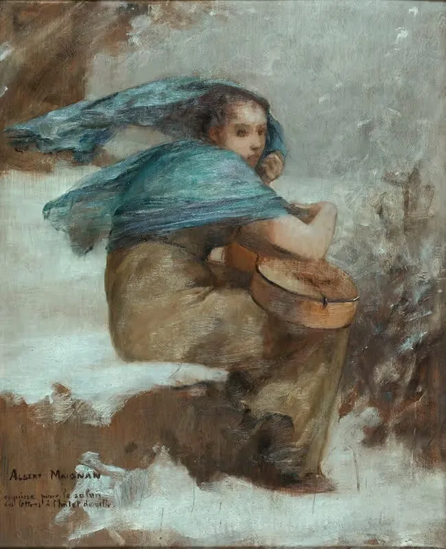 Цикада by Альбер Пьер-Рене Маньян, 1890 — digital art print download