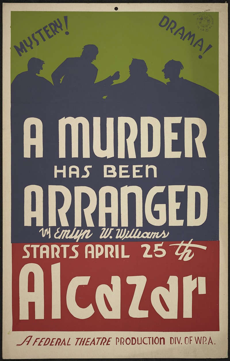 A Murder Has Been Arranged by Anonymous, 1934-1943 — digital art print download