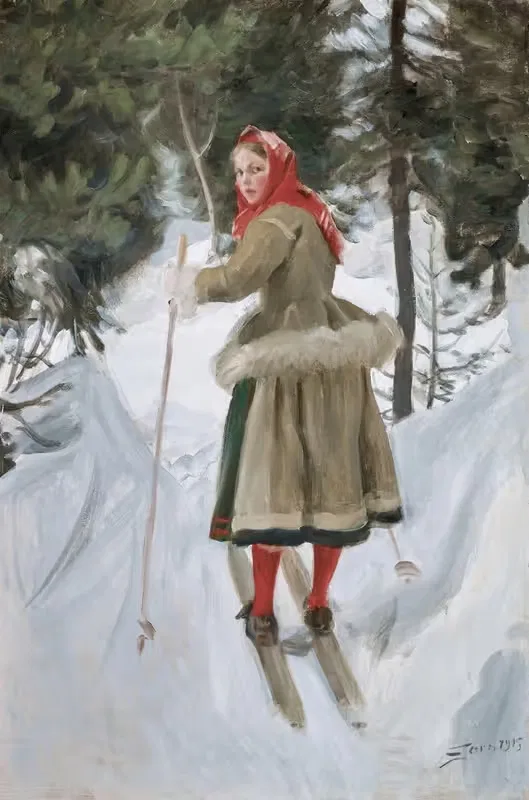 Девушка из Моры by Андерс Зорн, 1915 — digital art print download
