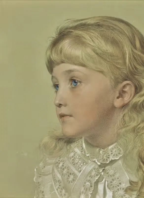 Portrait of may gillilan — Frederick Sandys