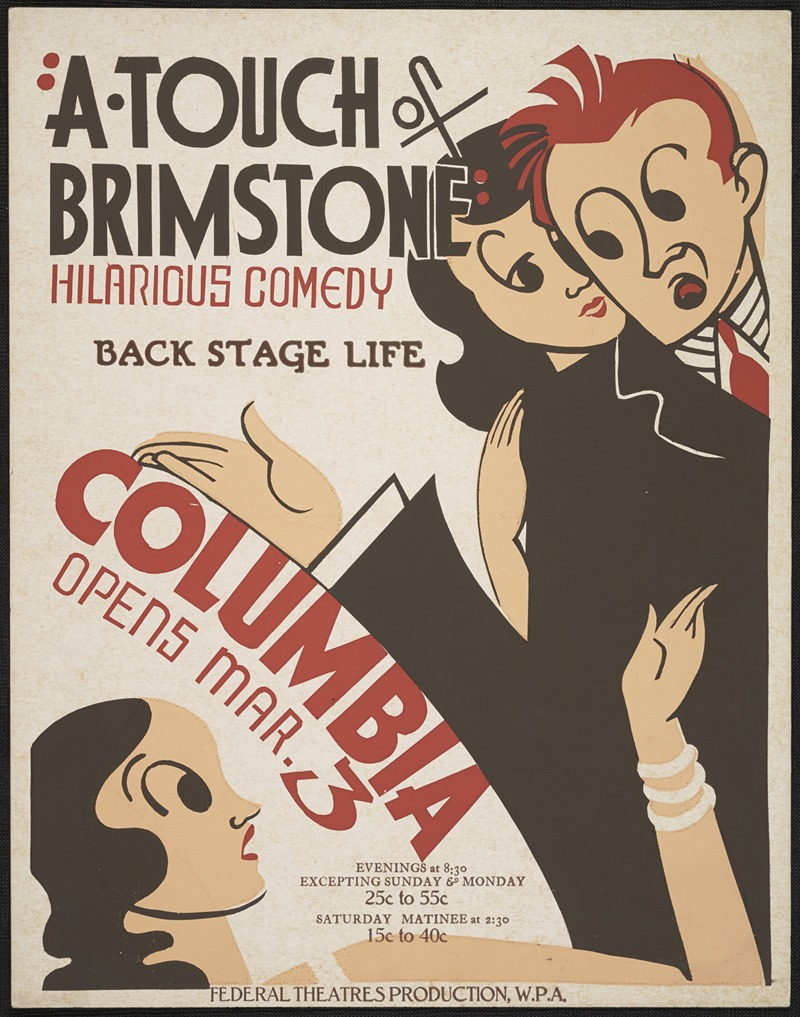A Touch of Brimstone by Аноним, 1934-1943 — digital art print download
