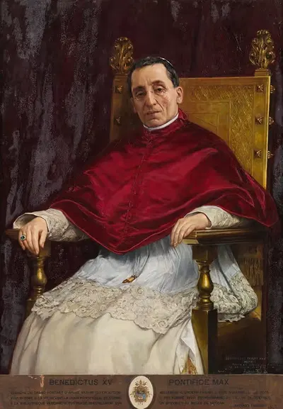Benedicto XV by Antonio Fabrés, 1916 — digital art print download