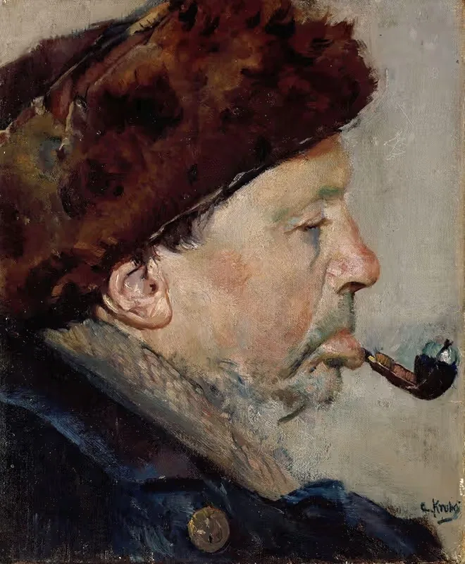 Нильс Гайхеде by Кристиан Крох, 1888 — digital art print download