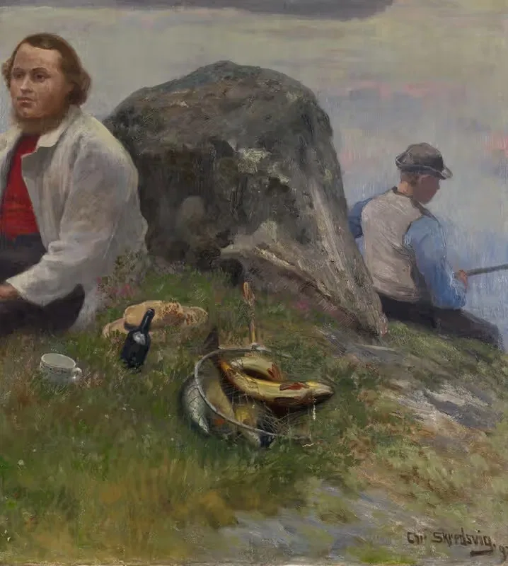 Без названия by Кристиан Скредсвиг, 1897 — digital art print download