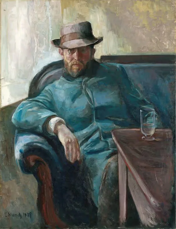Ханс Йегер by Эдвард Мунк, 1889 — digital art print download