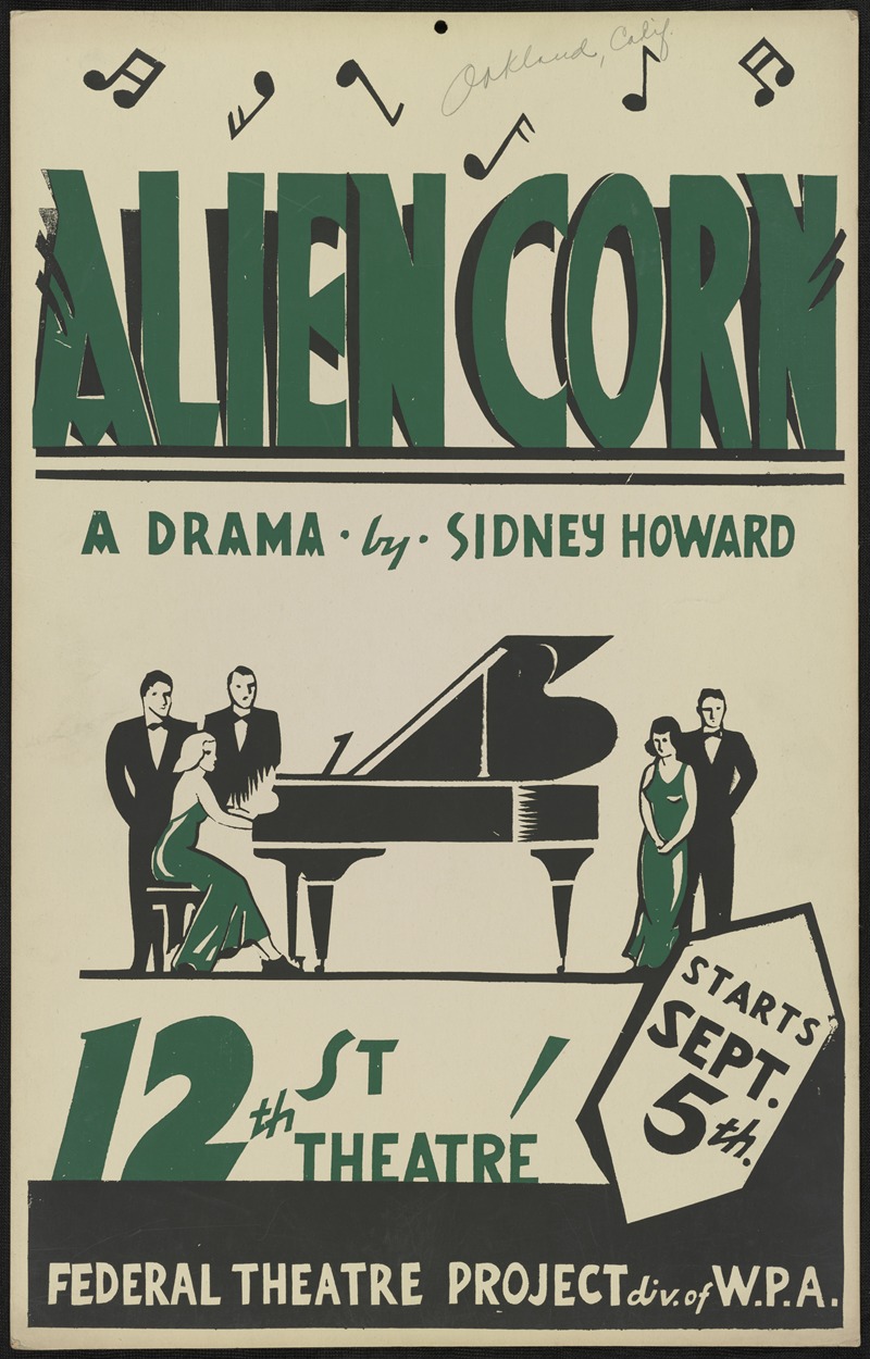 Alien Corn by Anonymous, 1934-1943 — digital art print download