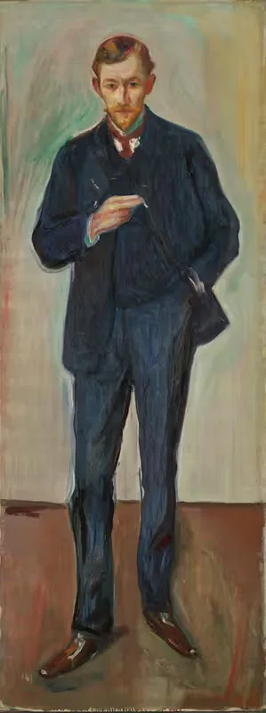 The Frenchman, Marcel Archinard — Edvard Munch