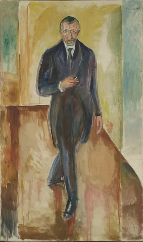 Thorvald Løchen by Edvard Munch, 1918 — digital art print download