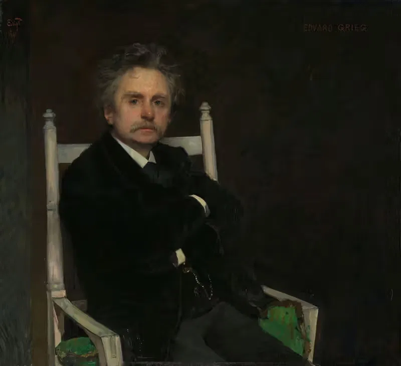 Portrait of the Composer Edvard Grieg — Eilif Peterssen
