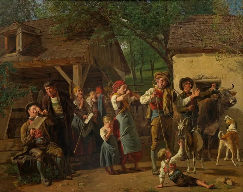 Die Pfändung by Ferdinand Georg Waldmüller, 1847 — digital art print download