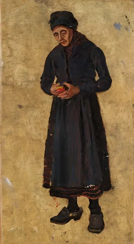 Woman with Hymnbook — Frederik Collett