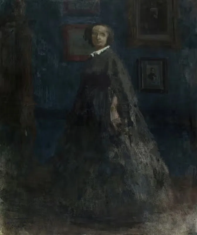 Portrait de Madame Victor Hugo — Georges Hugo