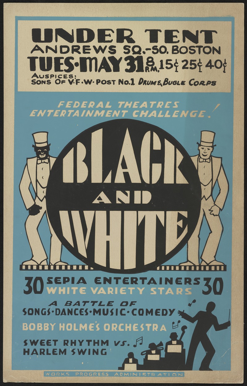 Black and White Revue by Аноним, 1934-1943 — digital art print download
