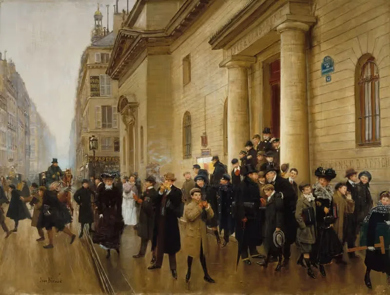 La sortie du lycée Condorcet by Jean Béraud, 1903 — digital art print download